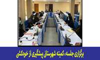 برگزاری جلسه کمیته شهرستانی پیشگیری از خودکشی